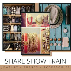 Jewelry, Purses, and Accessories Share Show Train